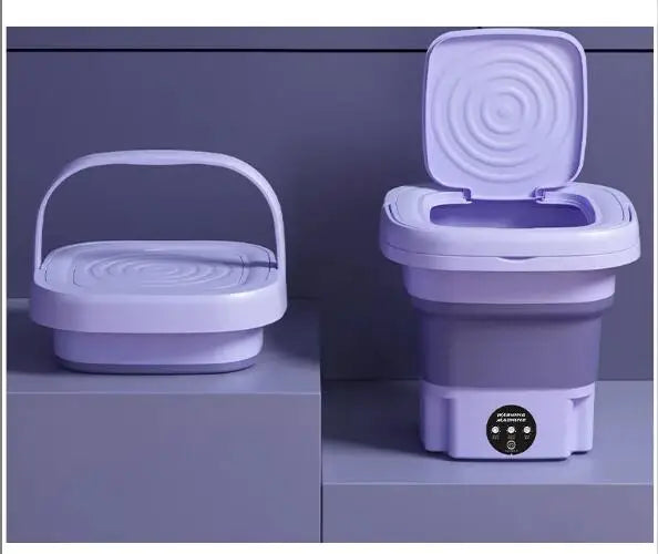 TOT FoldWash 8L – Portable Foldable Washing Machine with Dry & Wash Modes