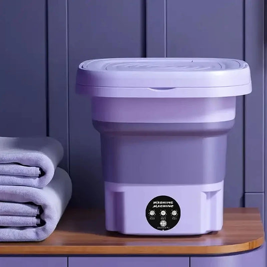 TOT FoldWash 8L – Portable Foldable Washing Machine with Dry & Wash Modes