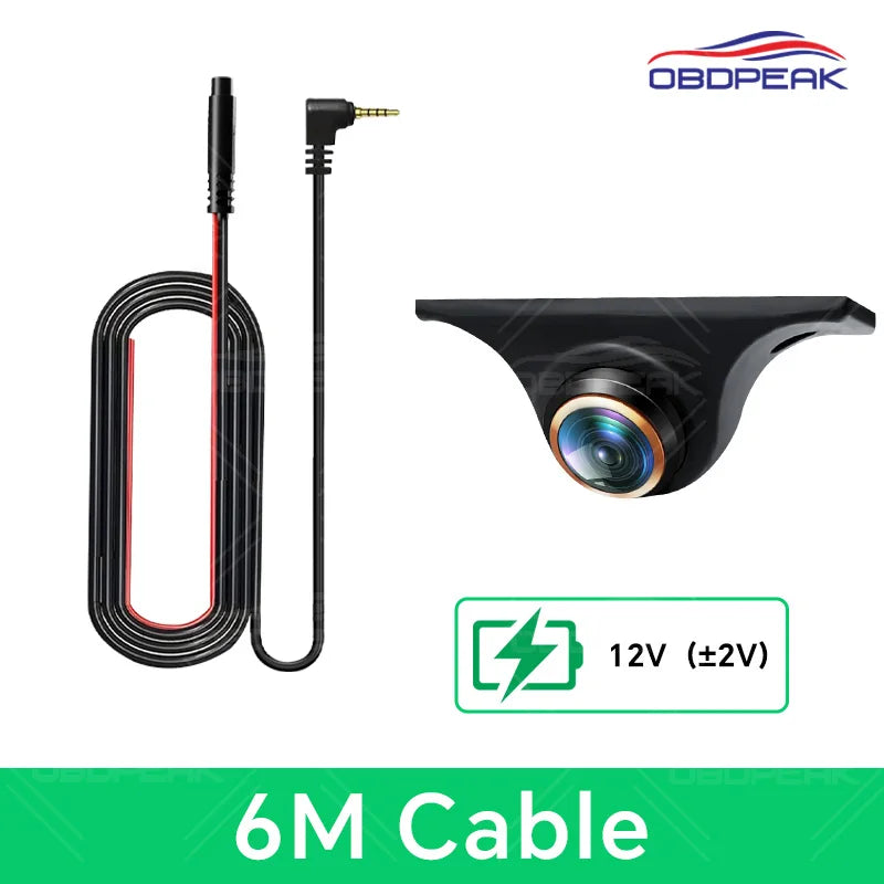 TOT 360° Rear View Car Camera – Full HD 1080P with Golden Lens & Night Vision
