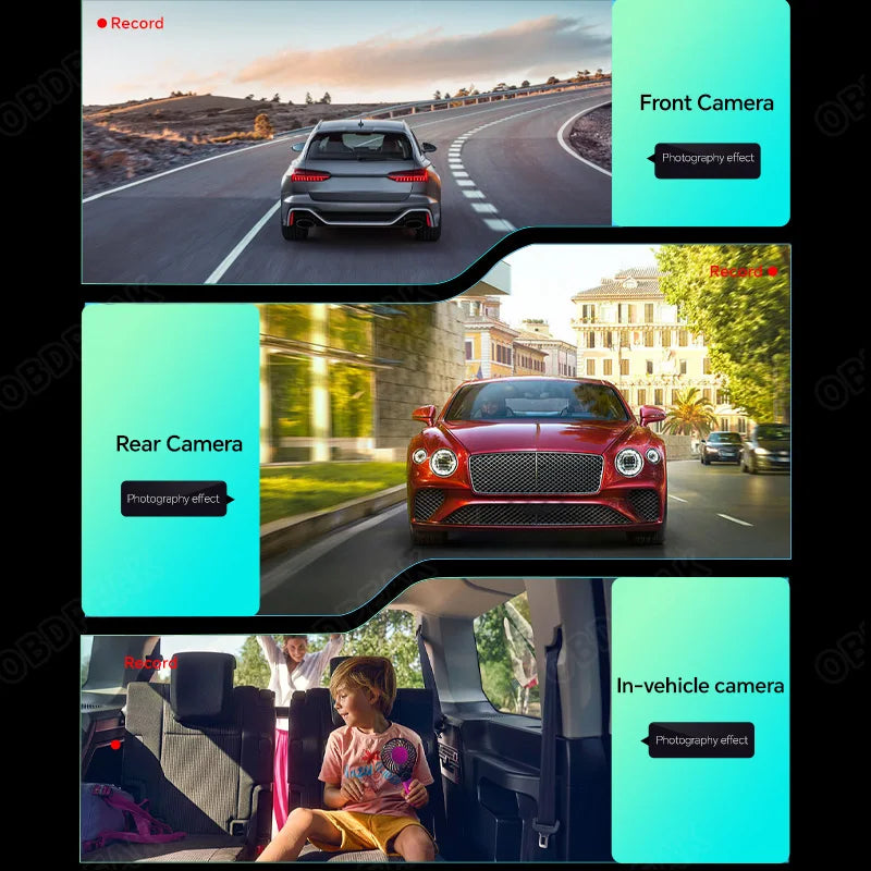 TOT 360° Rear View Car Camera – Full HD 1080P with Golden Lens & Night Vision