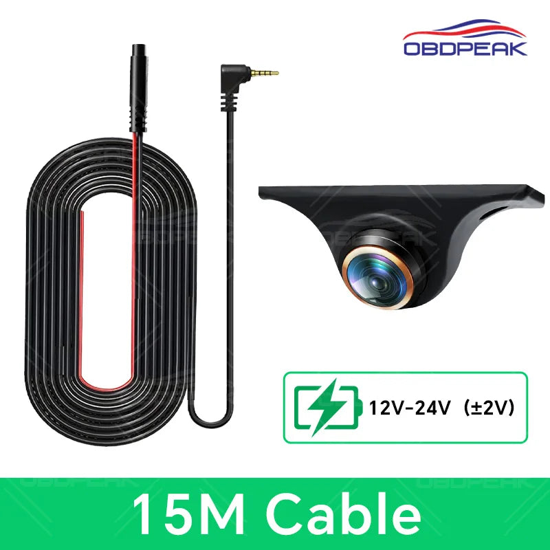 TOT 360° Rear View Car Camera – Full HD 1080P with Golden Lens & Night Vision