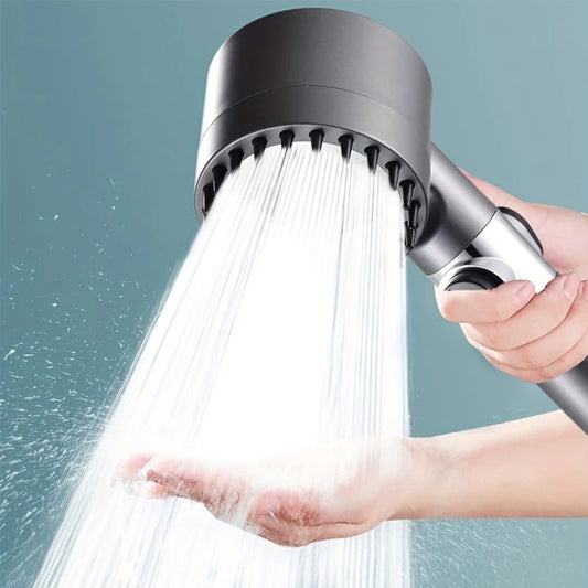 TOT HydroBrush Pro – 4-Mode Massage Shower Head with Cotton Filter & Water-Saving Stop Button