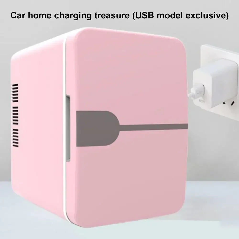 TOT ChillCube 6L – USB Mini Fridge for Skincare, Drinks & Travel (Silent, Low Energy)