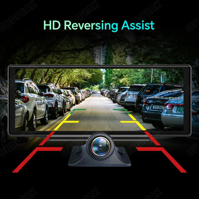 TOT 360° Rear View Car Camera – Full HD 1080P with Golden Lens & Night Vision