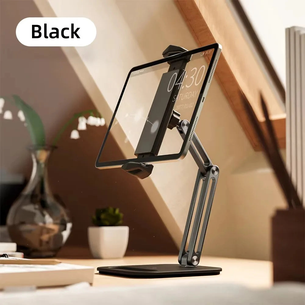 TOT ErgoArm Pro – 360° Rotating Aluminum Tablet & Phone Stand (4–13”)